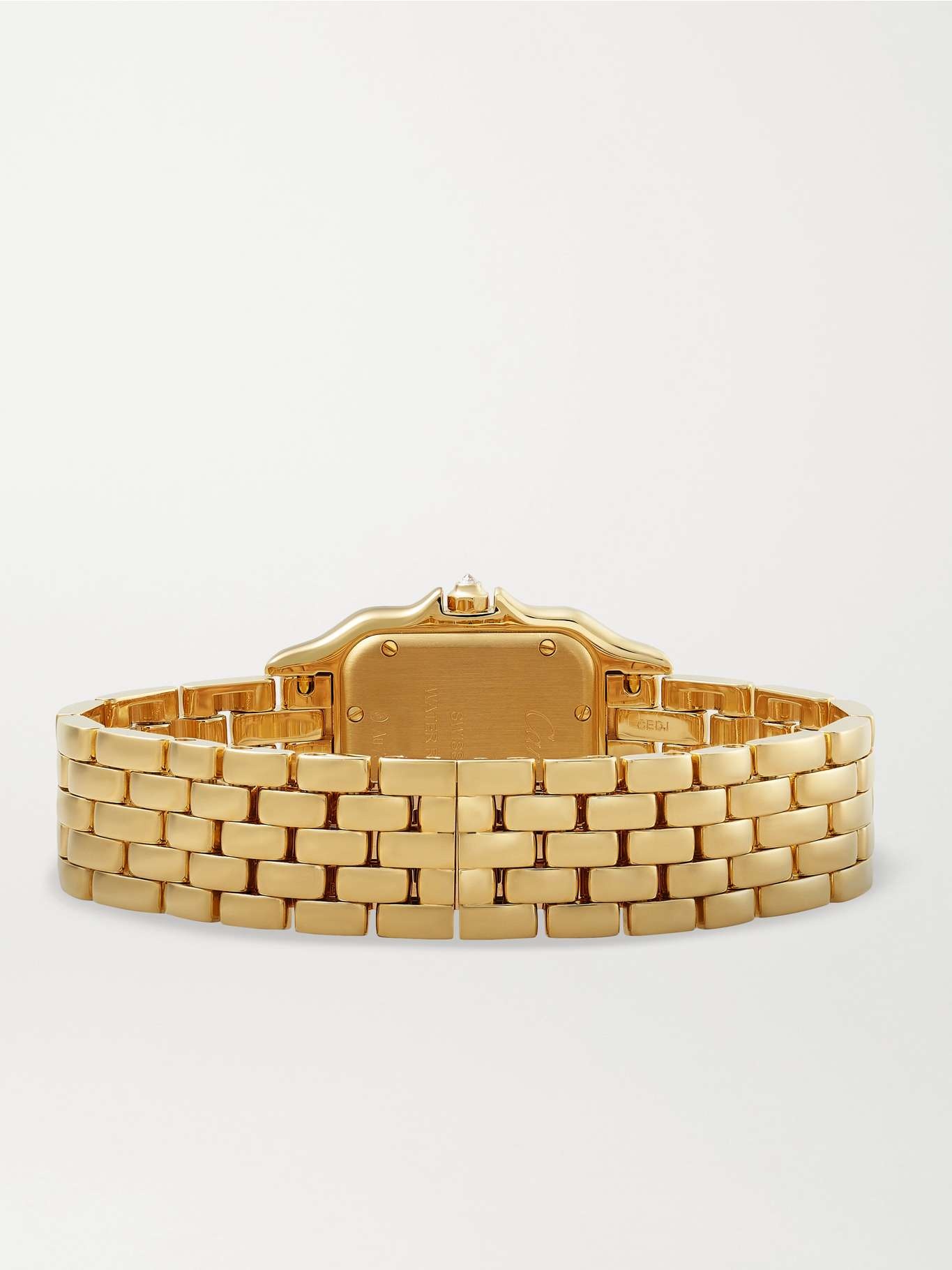 Panthère de Cartier medium 27mm 18-karat gold diamond watch White 6