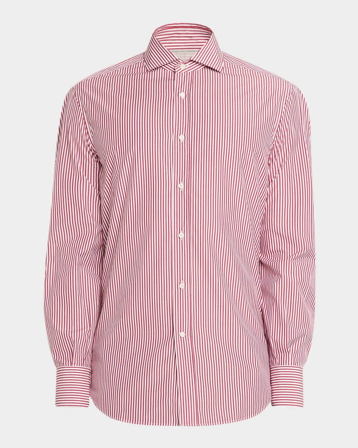 Men's Narrow Striped Long-Sleeve Shirt - 1