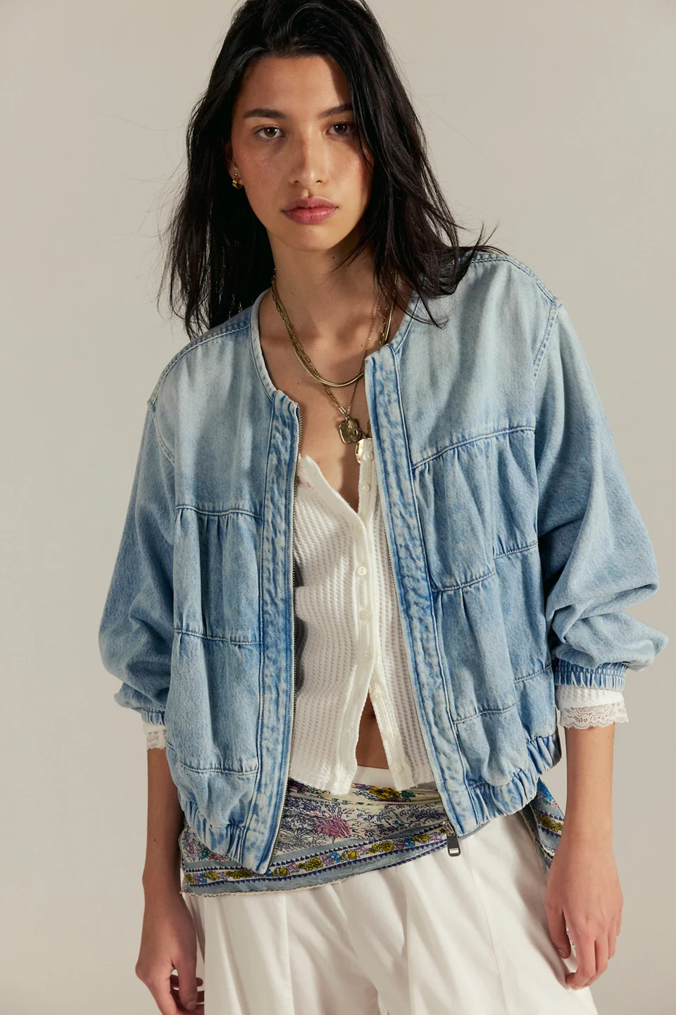 We The Free Layla Denim Jacket - 1