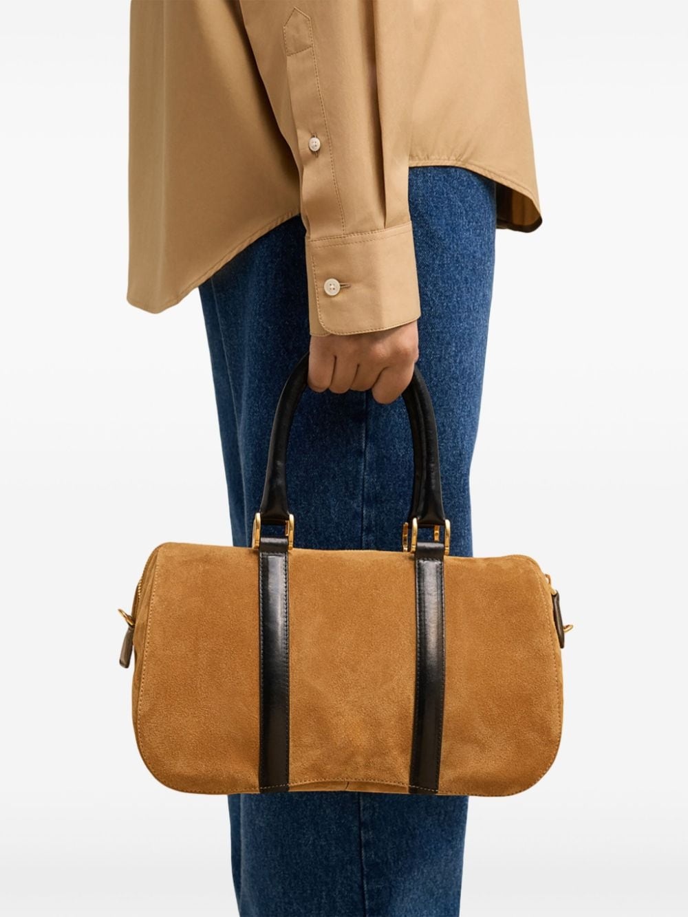 Lou suede tote bag - 2