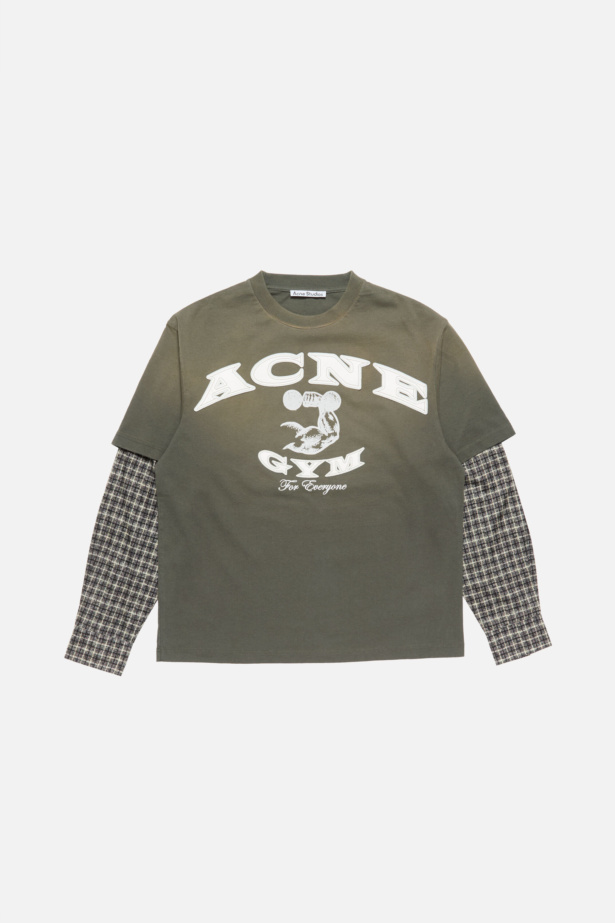 Layered logo t-shirt - Vintage green - 6