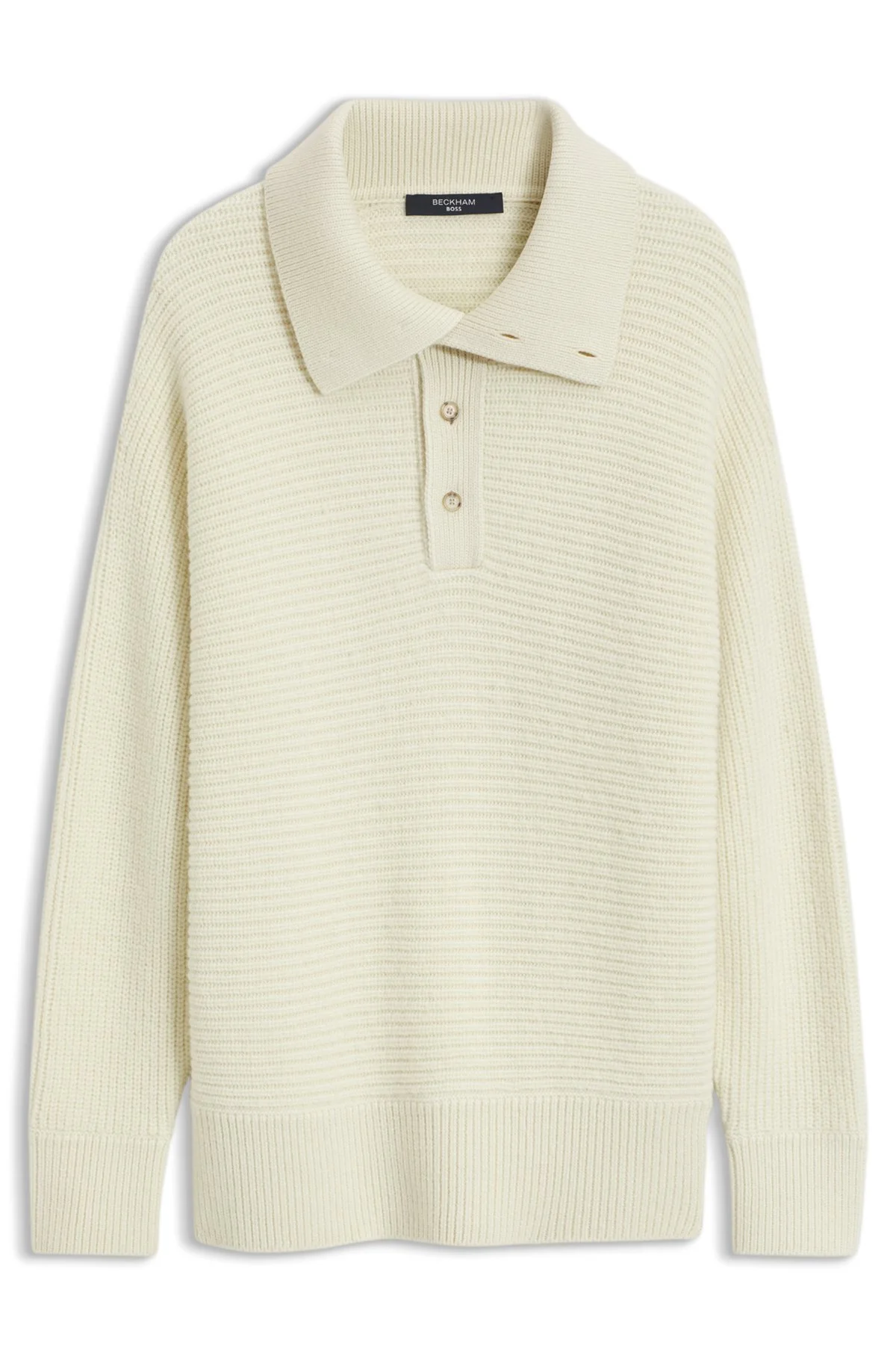 BOSS BY BECKHAM SWEATER IN VIRGIN WOOL AND ALPACA - 1