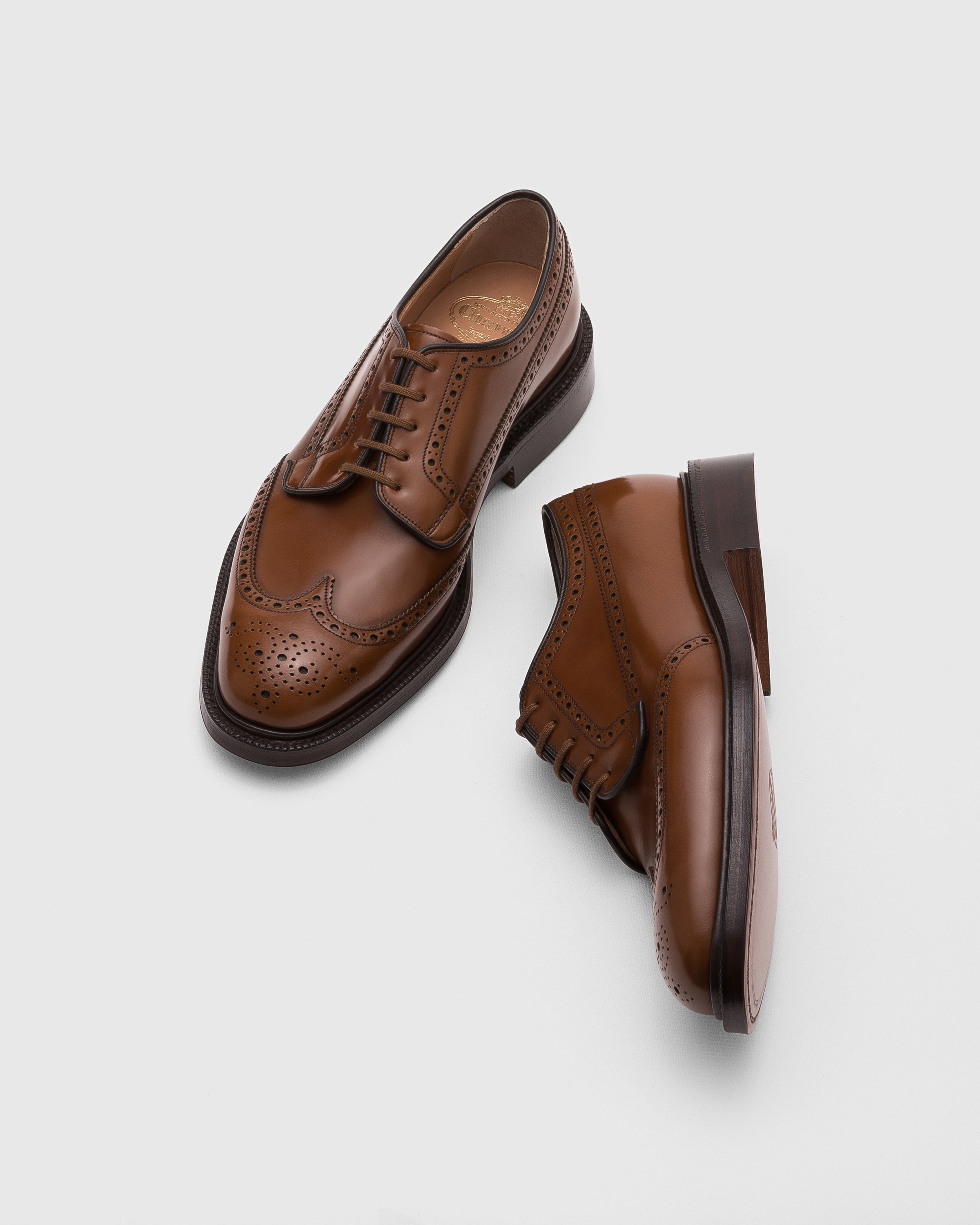 Polished Binder Derby Brogue - 2
