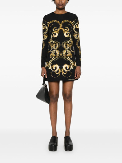 VERSACE JEANS COUTURE Chromo Couture-print mini dress outlook