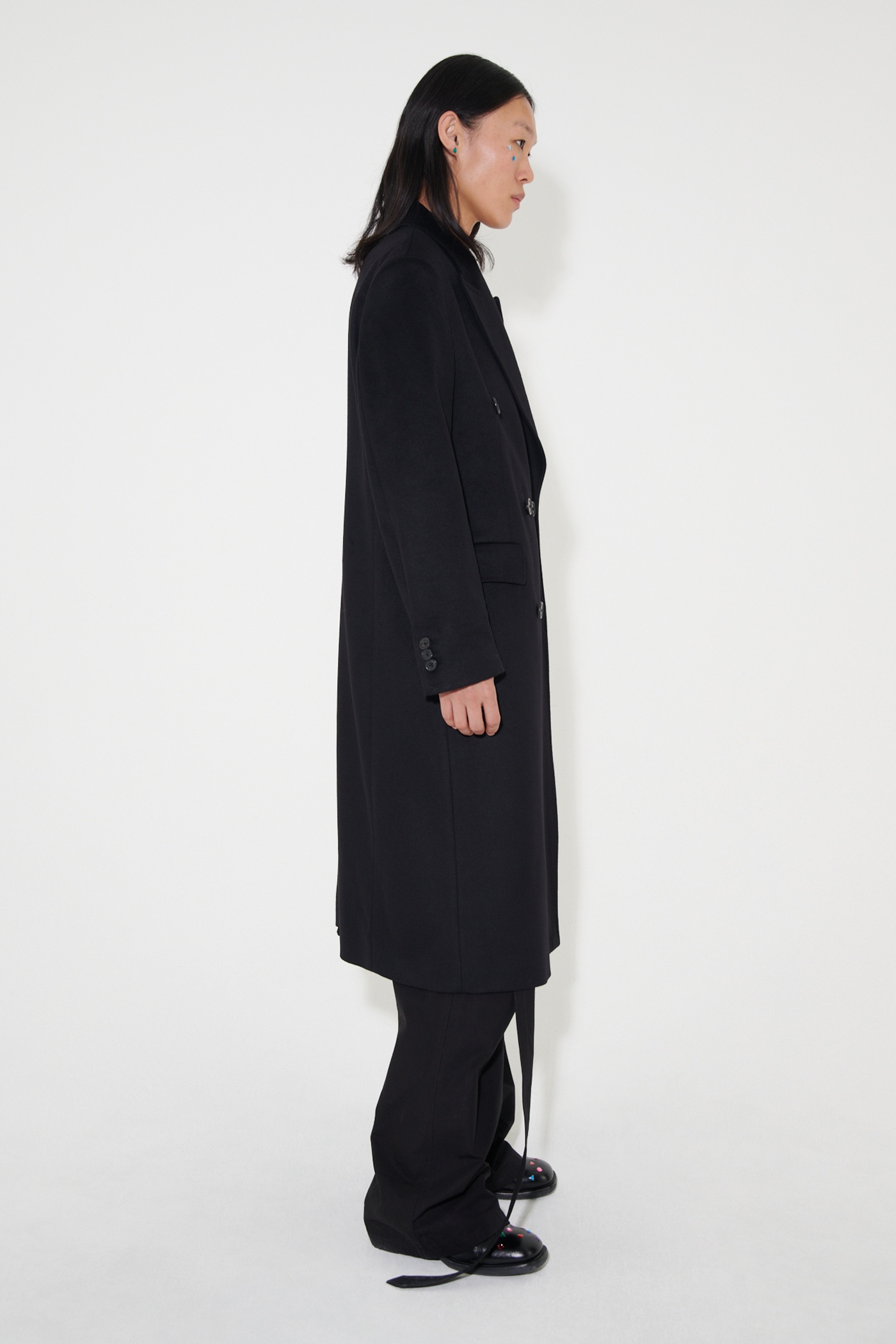 DB Coat Black Heavy Melton | Our Legacy - 6