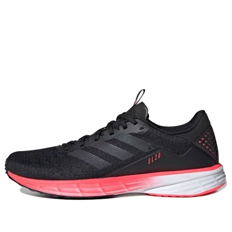 (WMNS) adidas SL 20 검정/빨간 FV7339 - 1