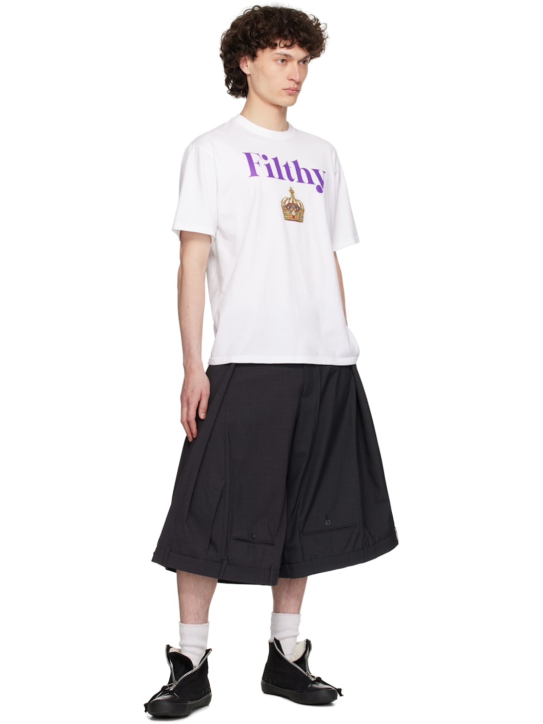 White UC1E3803 T-shirt - 4