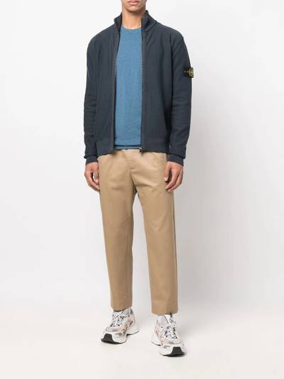 Stone Island Compass zip-front sweatshirt outlook