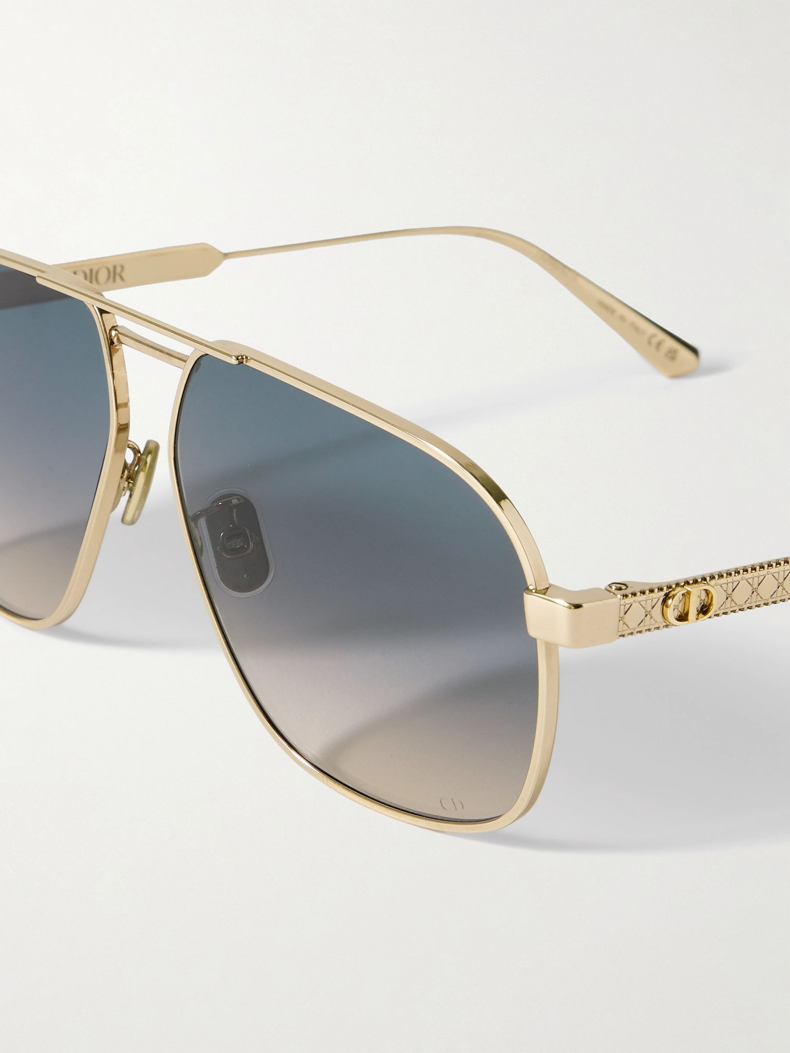 DiorCannage A3U aviator-style rose gold-tone sunglasses Rose gold - 4