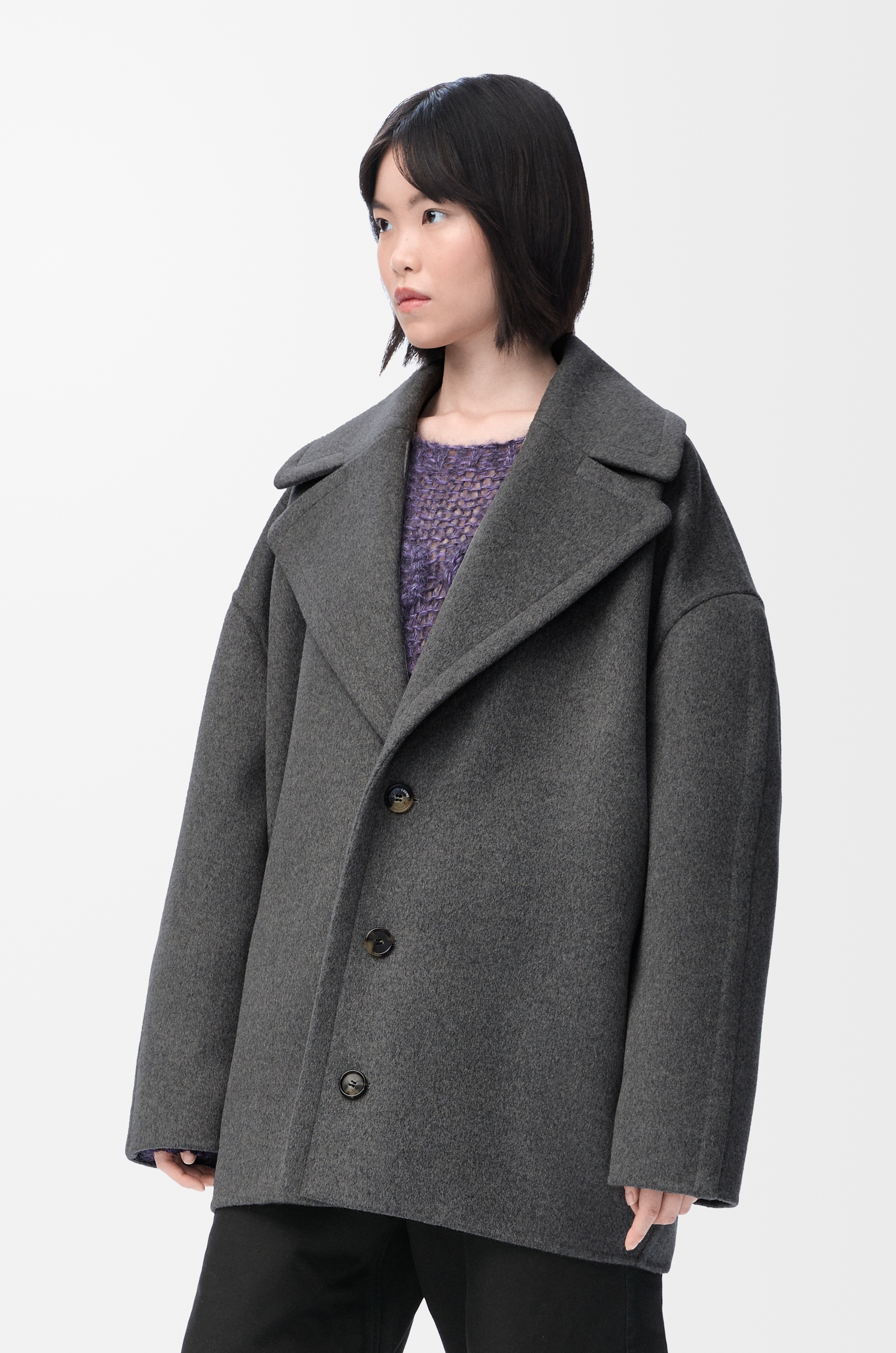 Short coat in wool - 3