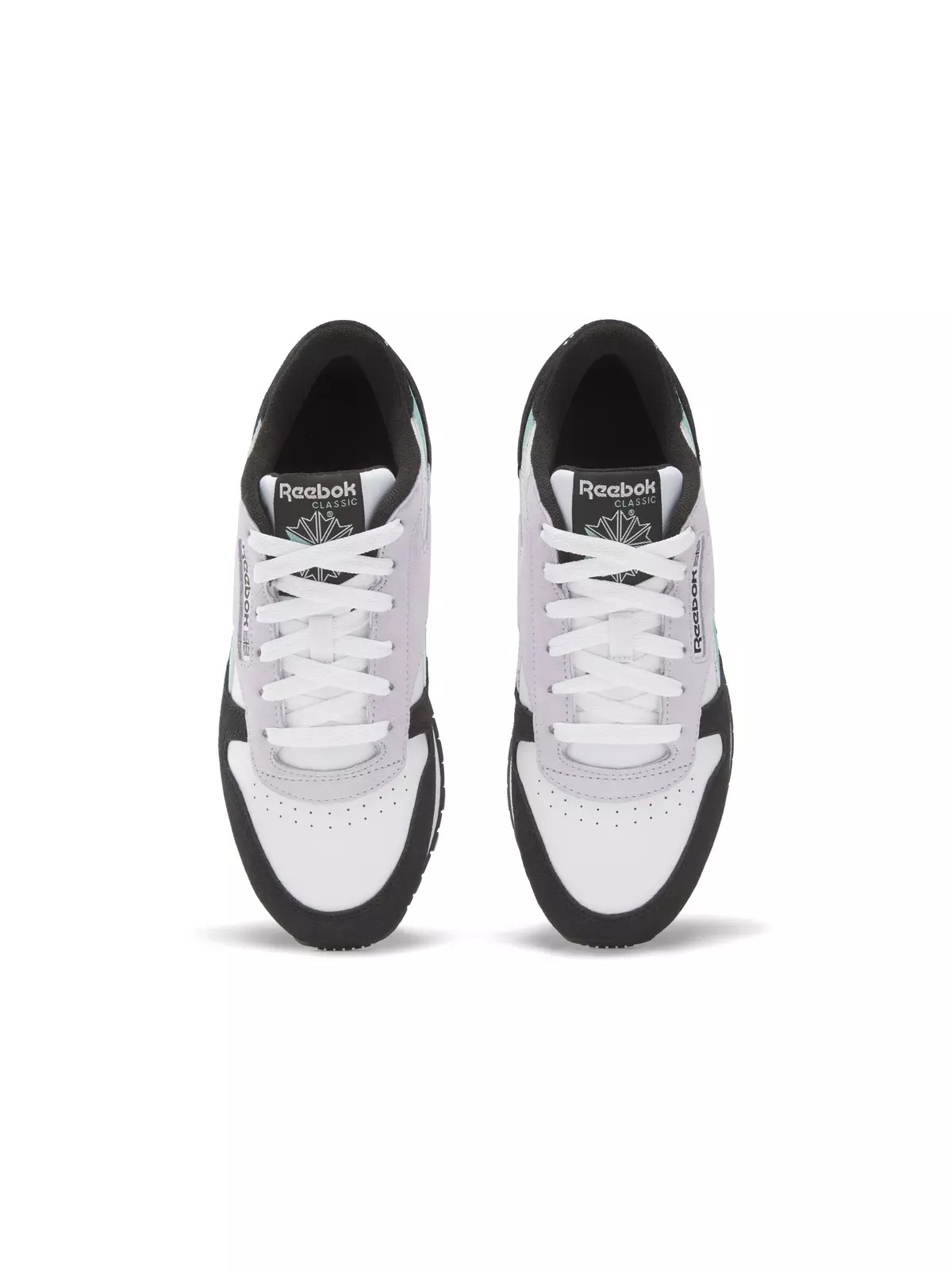 Classic Leather "Grey/Mint/Black/White" Women's Shoe - 4