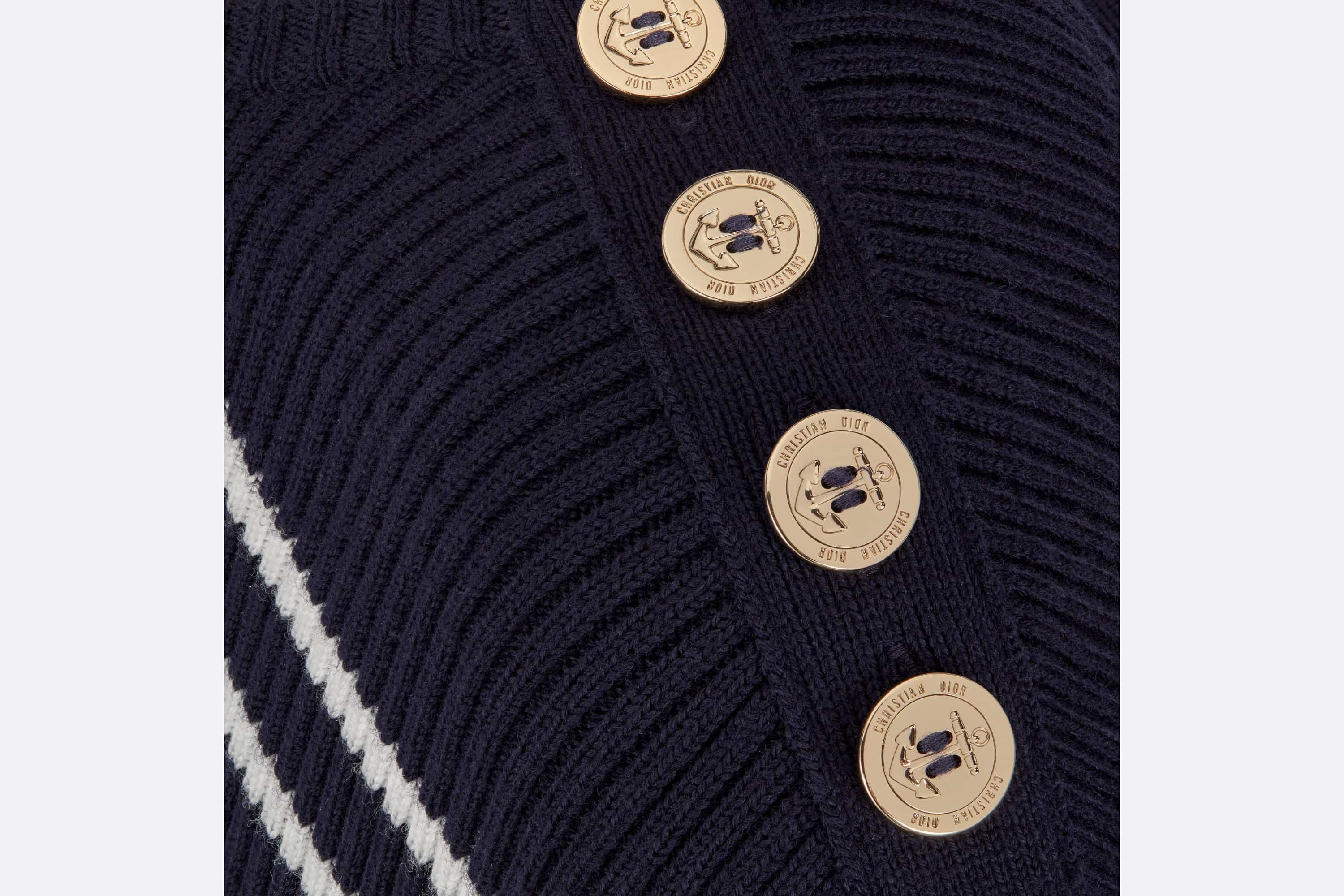 Dior Marinière Open-Back Sweater - 3