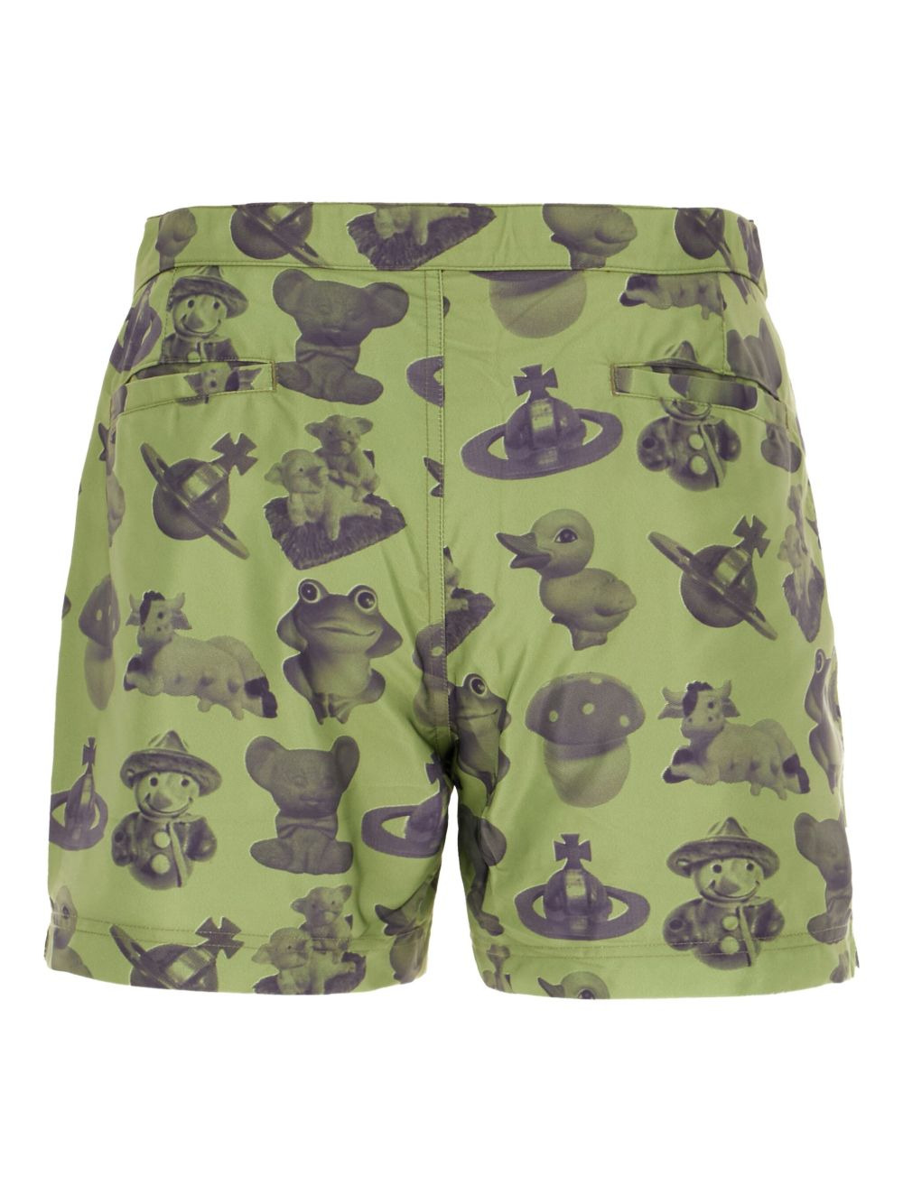 print swim shorts - 2