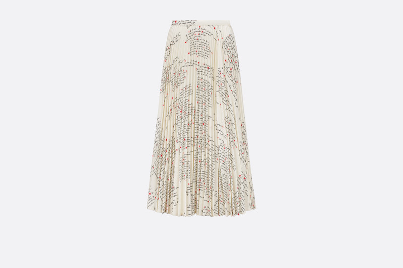 Dioramour Mid-Length Pleated Skirt 1