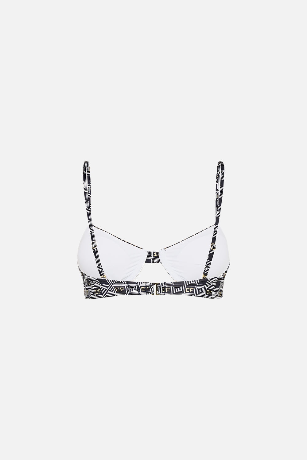 UNDERWIRE BRA WITH CUT OUT AND TRIM - 7