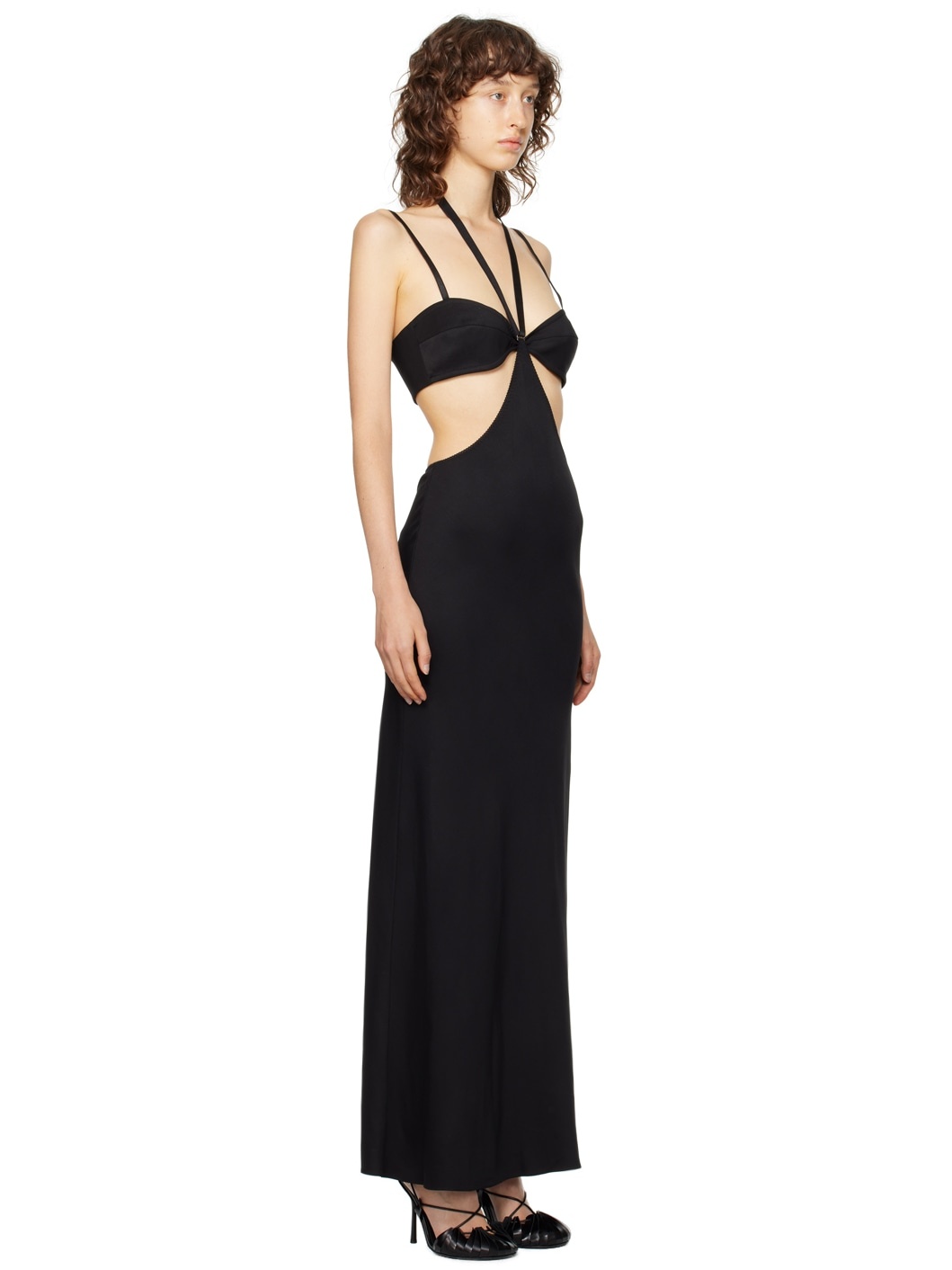 Black Adele Maxi Dress - 2