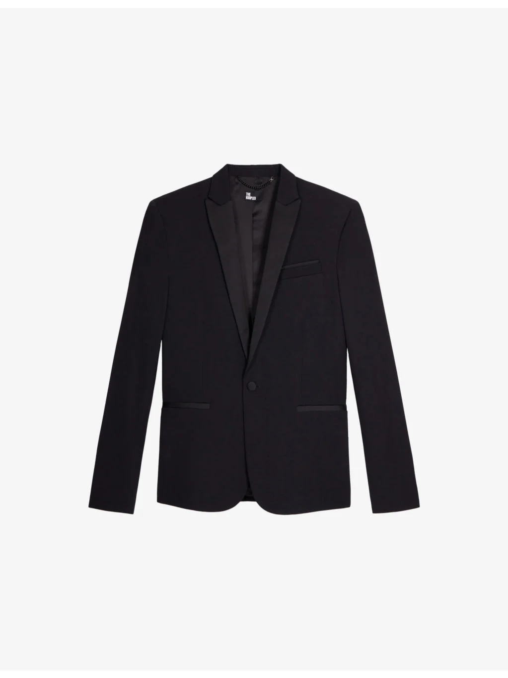Regular-fit single-breasted wool blazer - 1