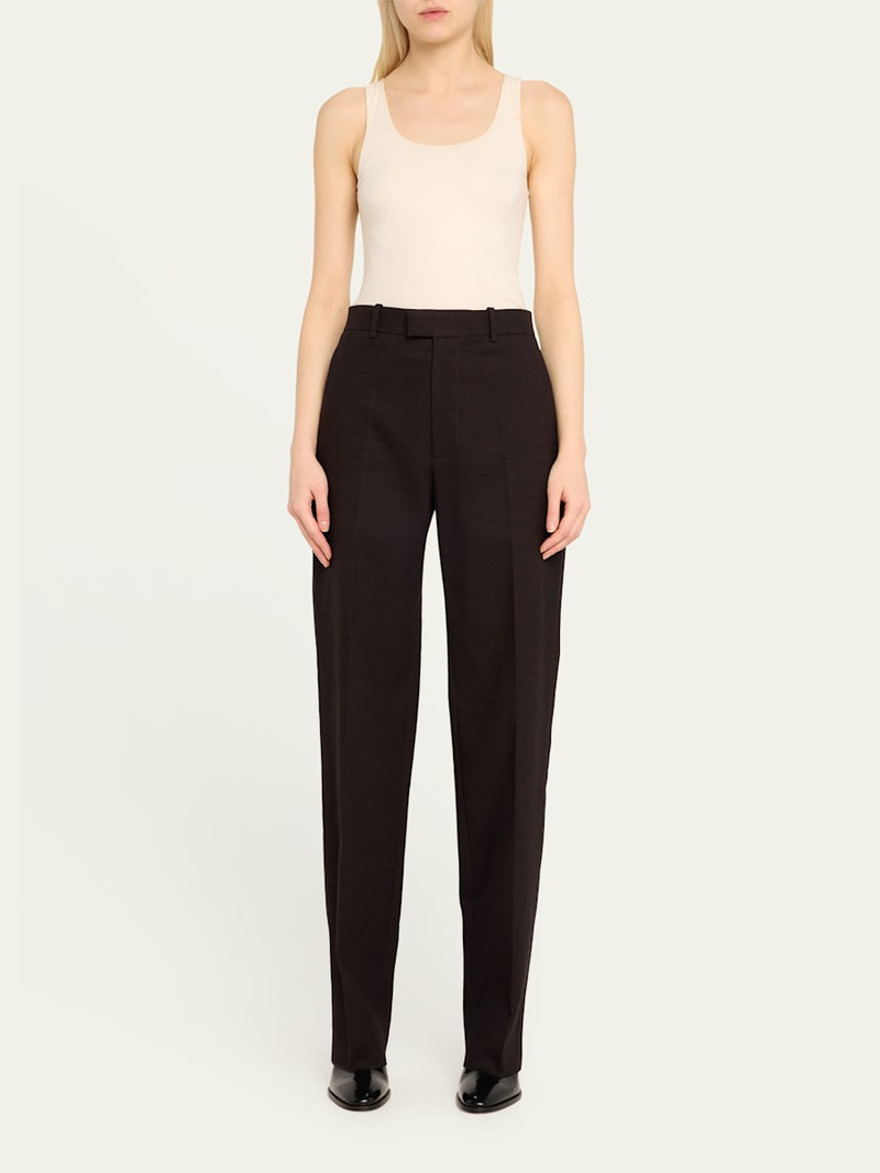 Bottega Veneta Structured Straight Leg Trousers outlook