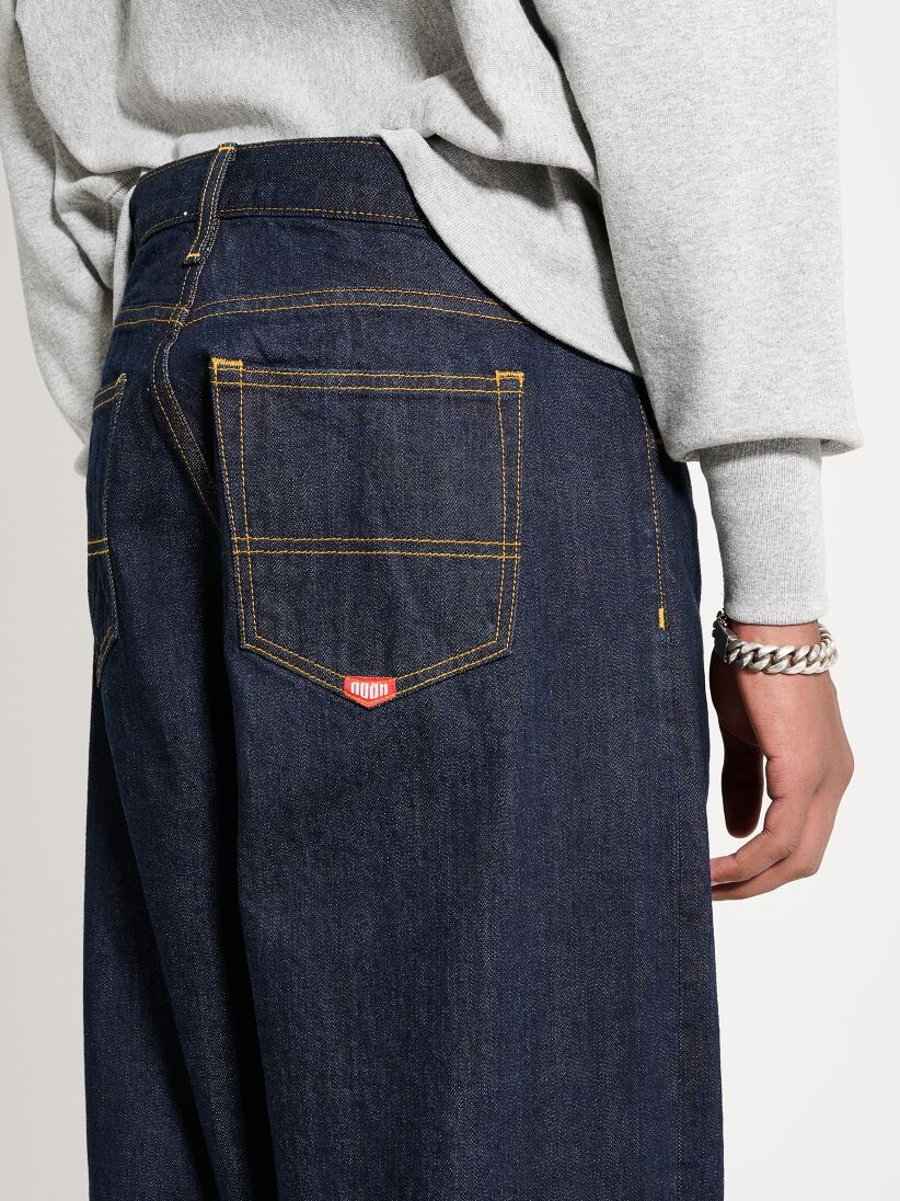 Noah NOAH STOVEPIPE JEANS INDIGO | tresbien | REVERSIBLE