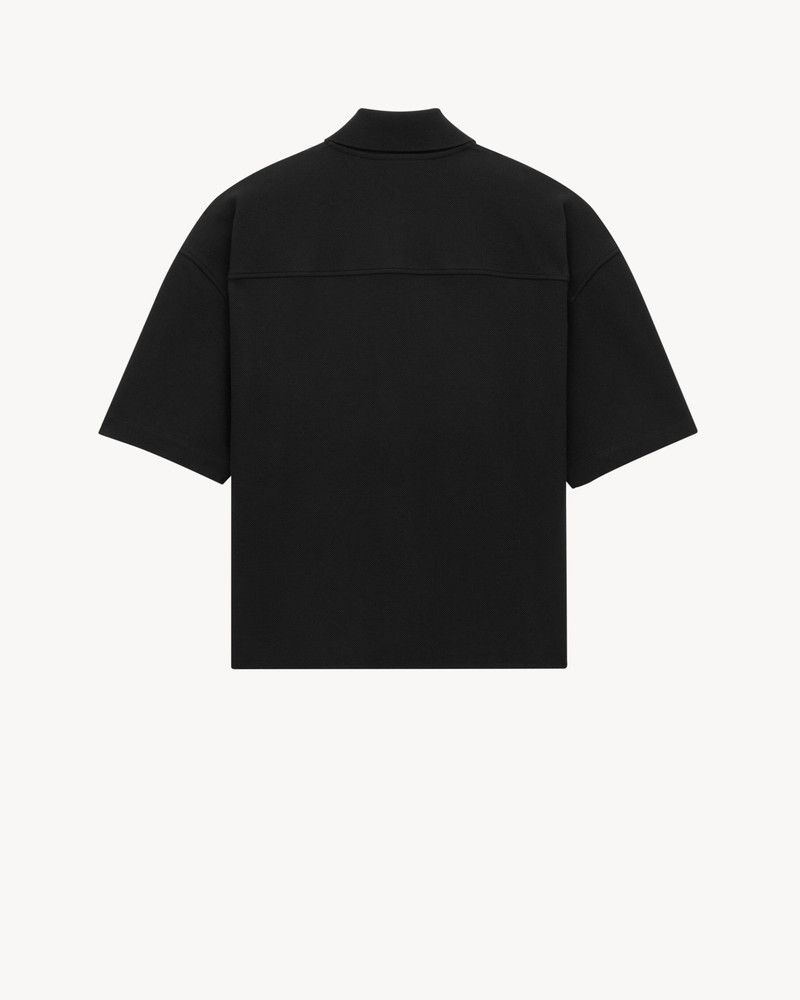 SAINT LAURENT CASSANDRE POLO IN COTTON PIQUÉ outlook