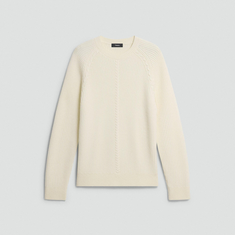 Crewneck Sweater in Wool-Cashmere 1
