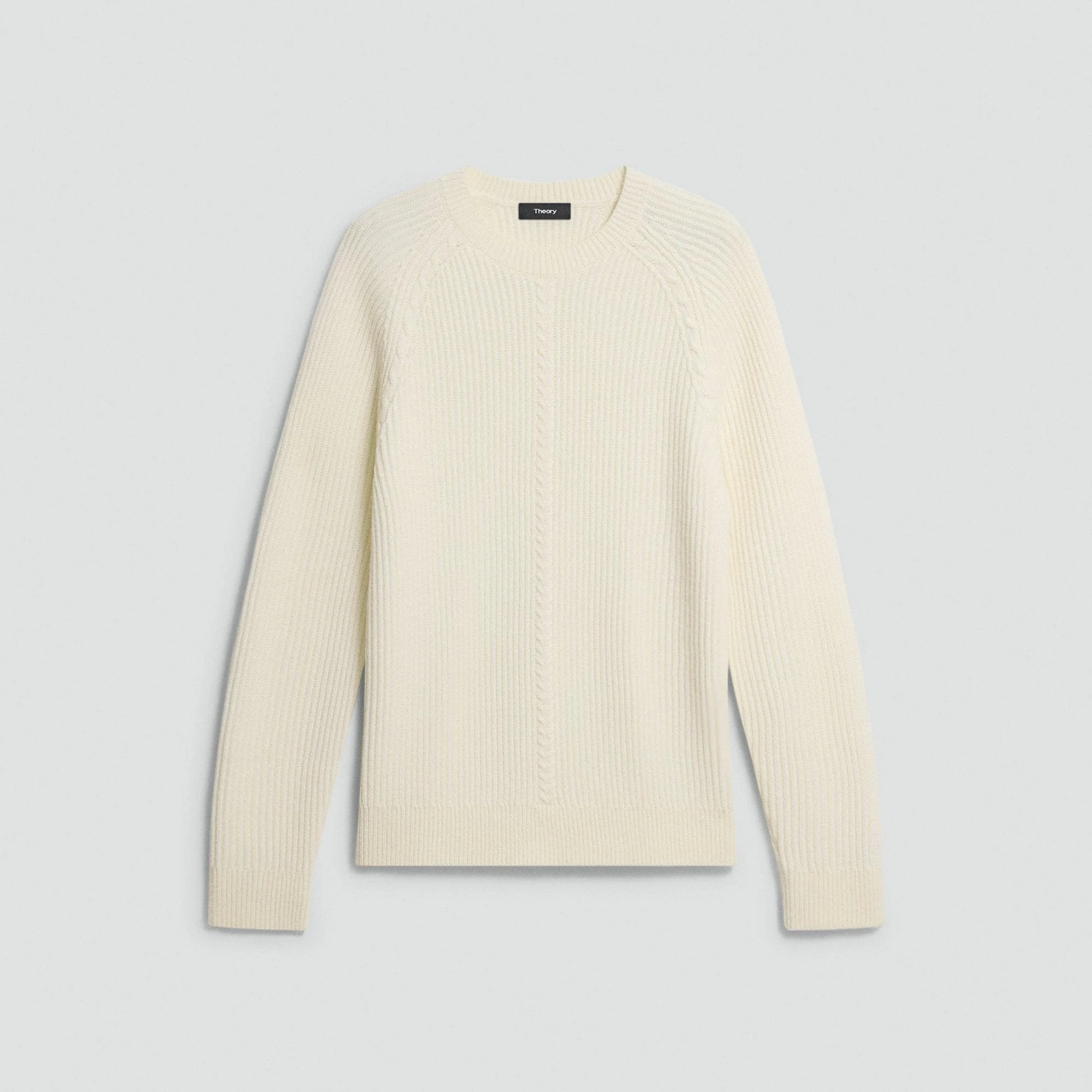 Crewneck Sweater in Wool-Cashmere - 1