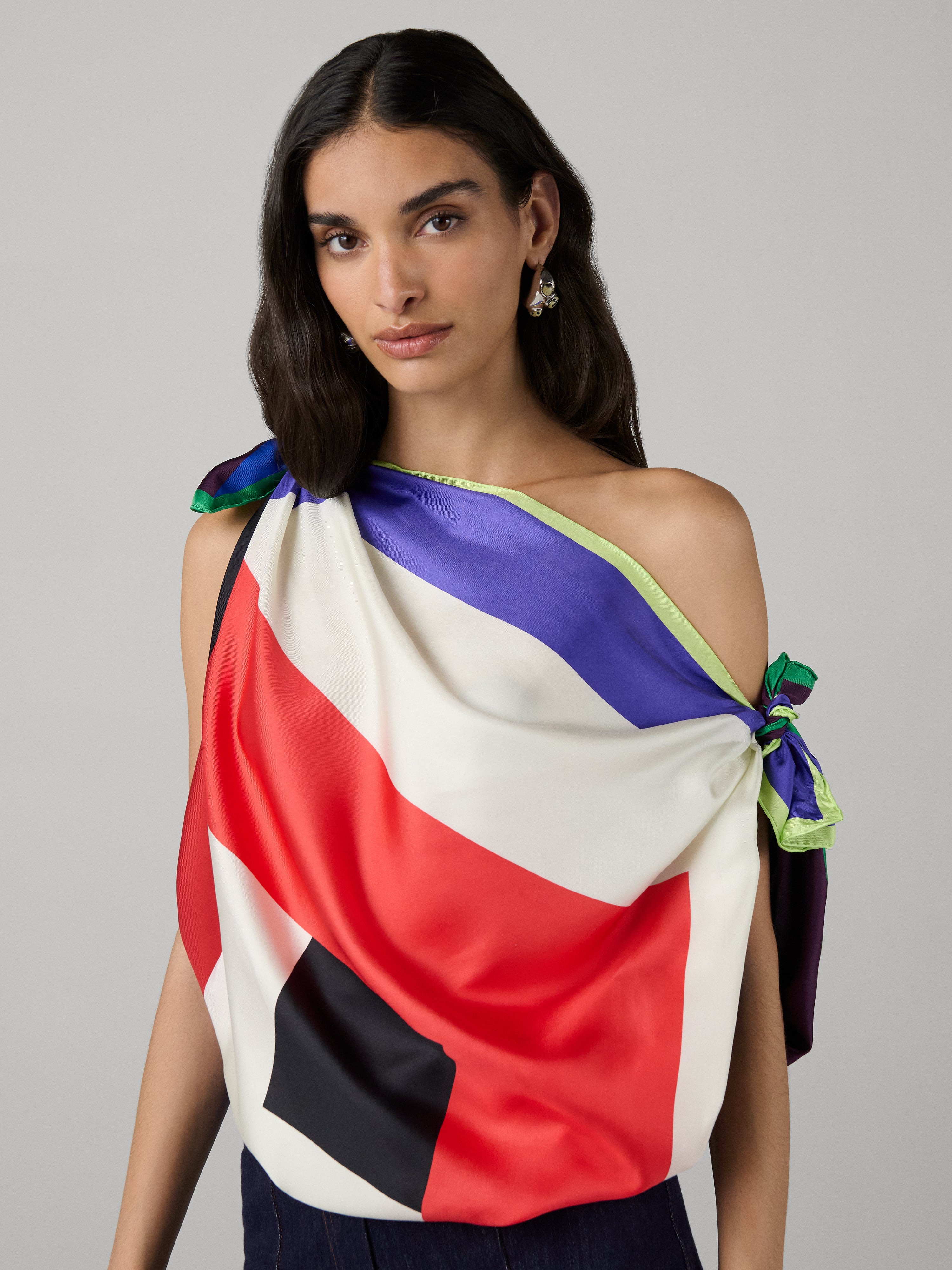 Flag Silk Scarf - 3