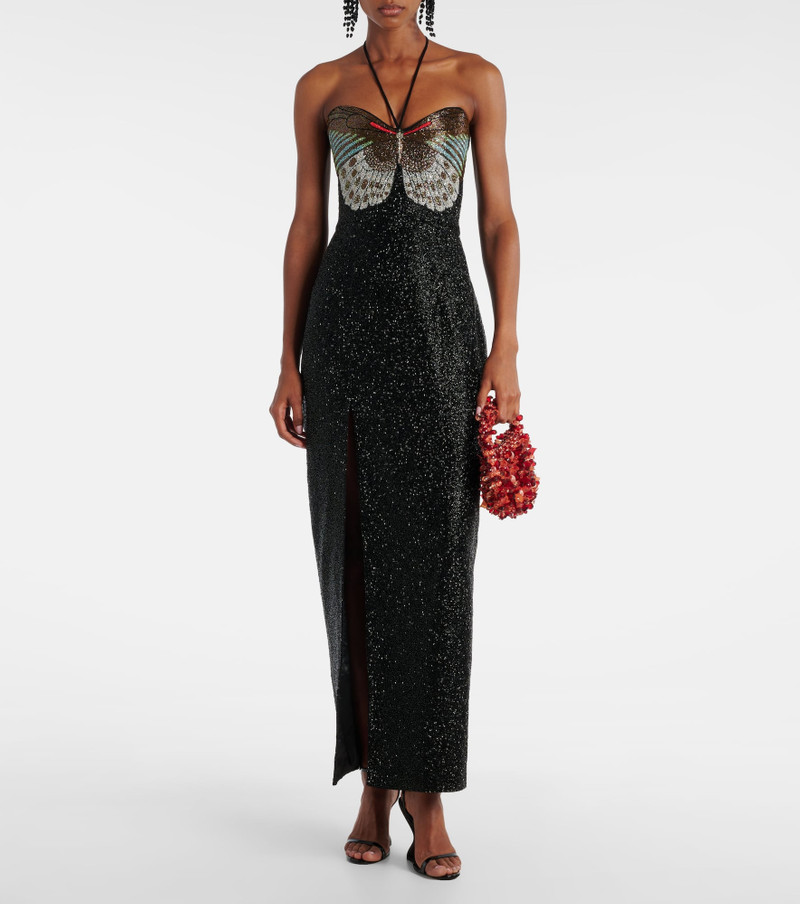 CLIO PEPPIATT Coral Mini embellished tote bag outlook