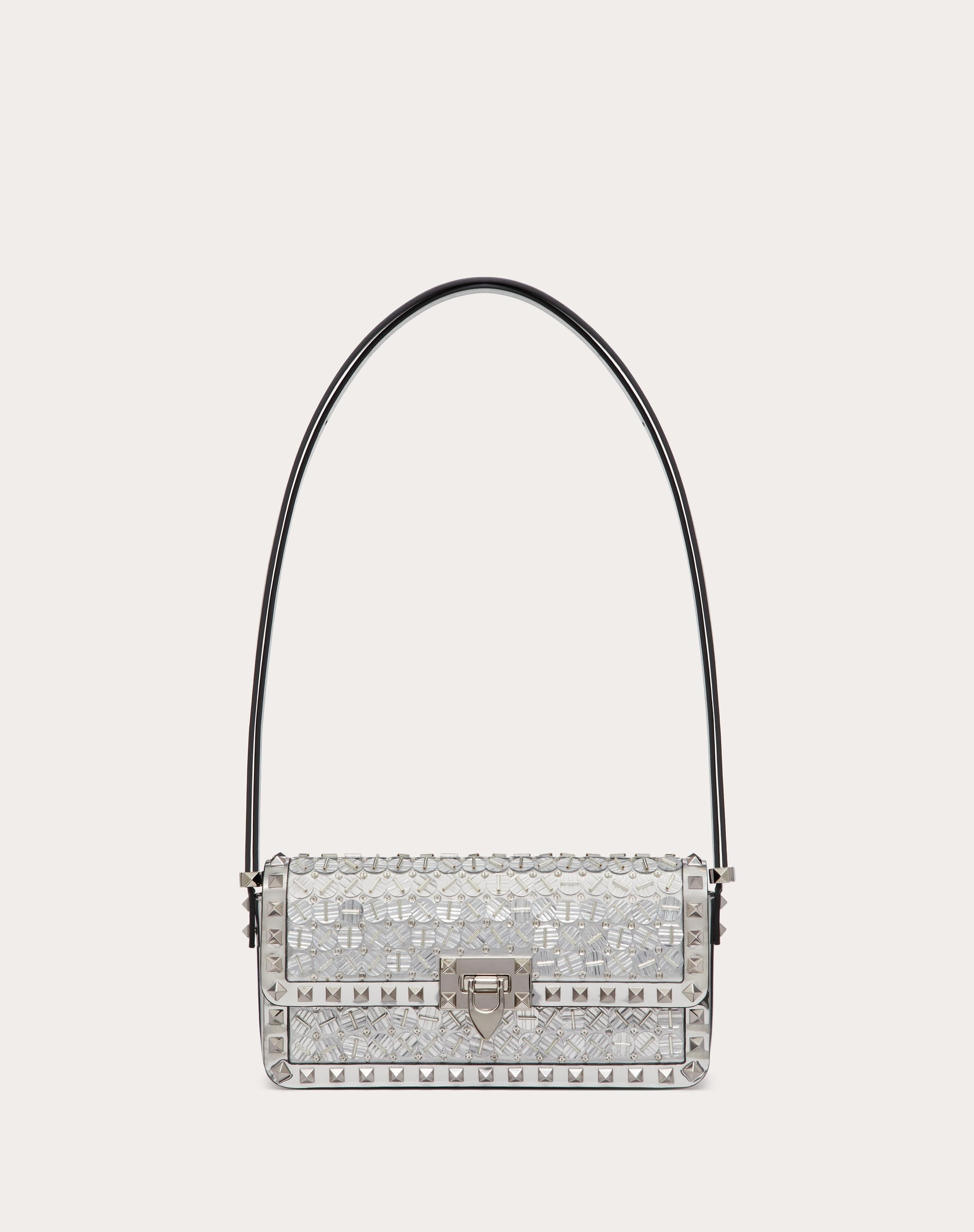 ROCKSTUD23 E/W EMBROIDERED SHOULDER BAG - 1