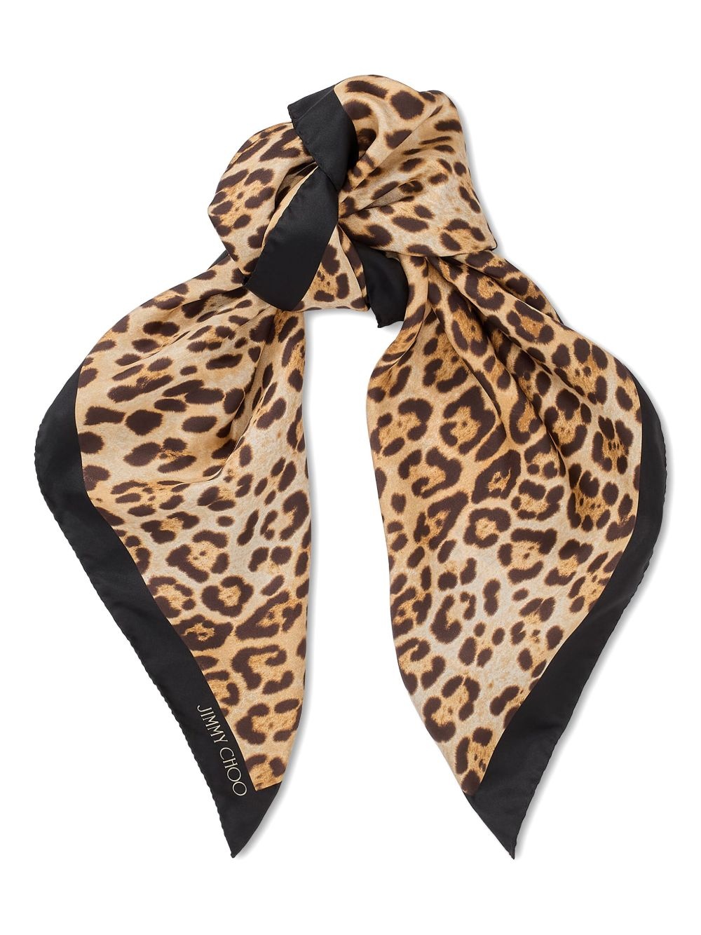 leopard-print scarf - 3