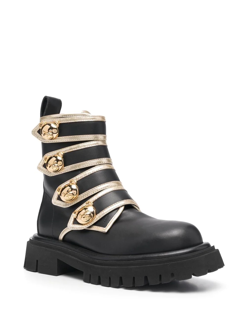 side-buckle ankle boots - 2