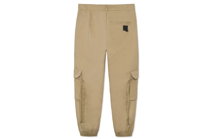 Li-Ning BadFive Changan Boy Loose Fit Cargo Pants 'Khaki' AKXR619-2 - 2