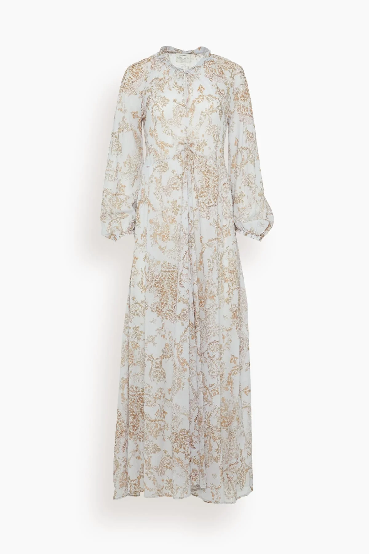 Nontiscordardime Long Sleeve Dress in Peonia - 1