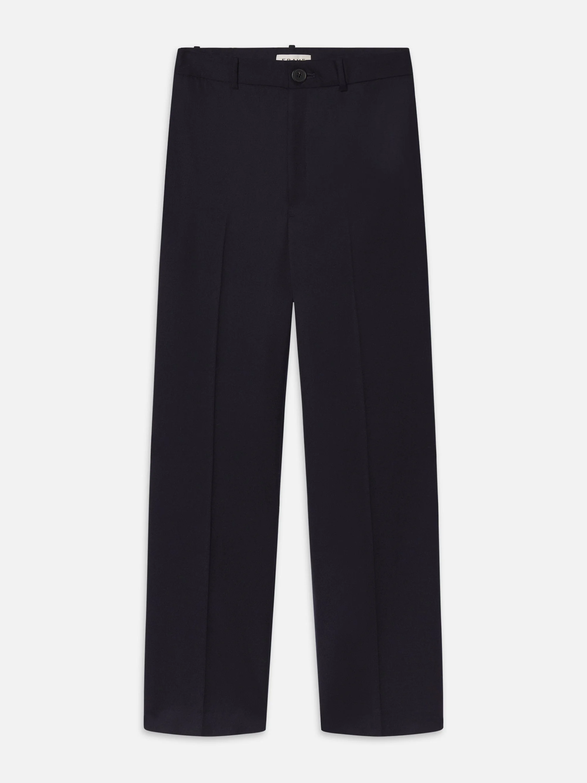 Straight Leg Trouser in Dark Navy - 1