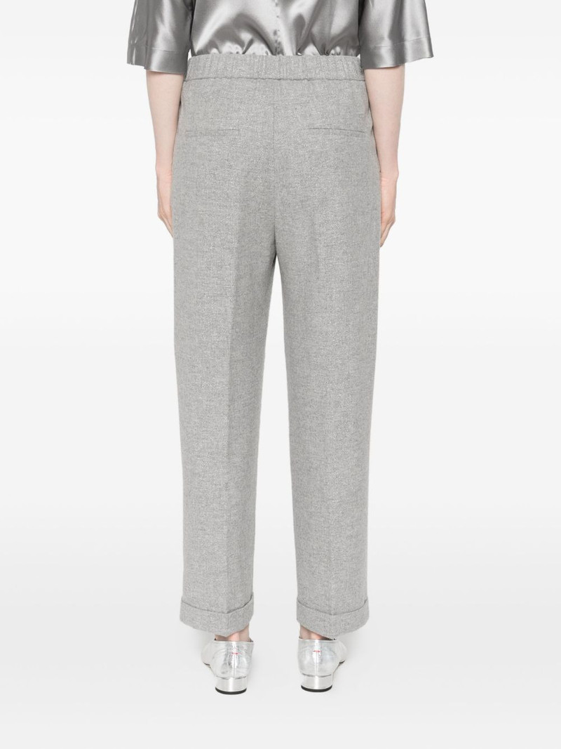 elastic-waist wool trousers 4