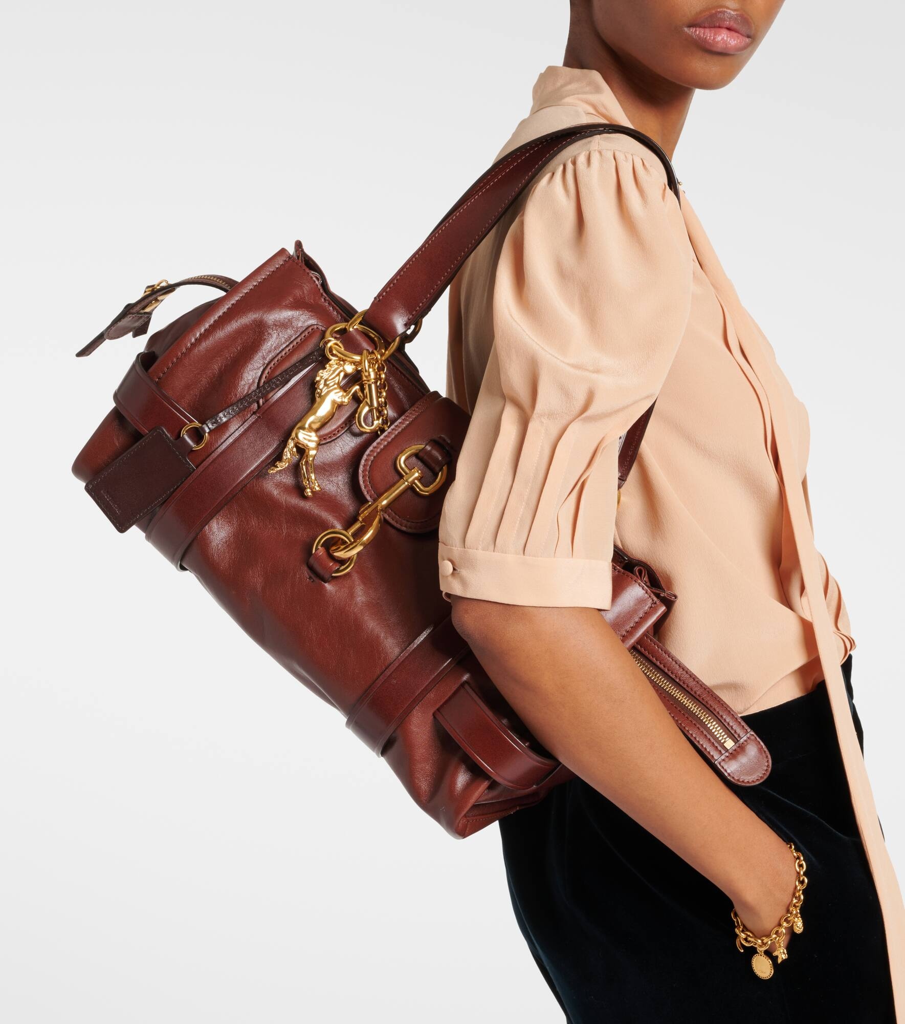 Kerala 25 Large leather tote bag - 2