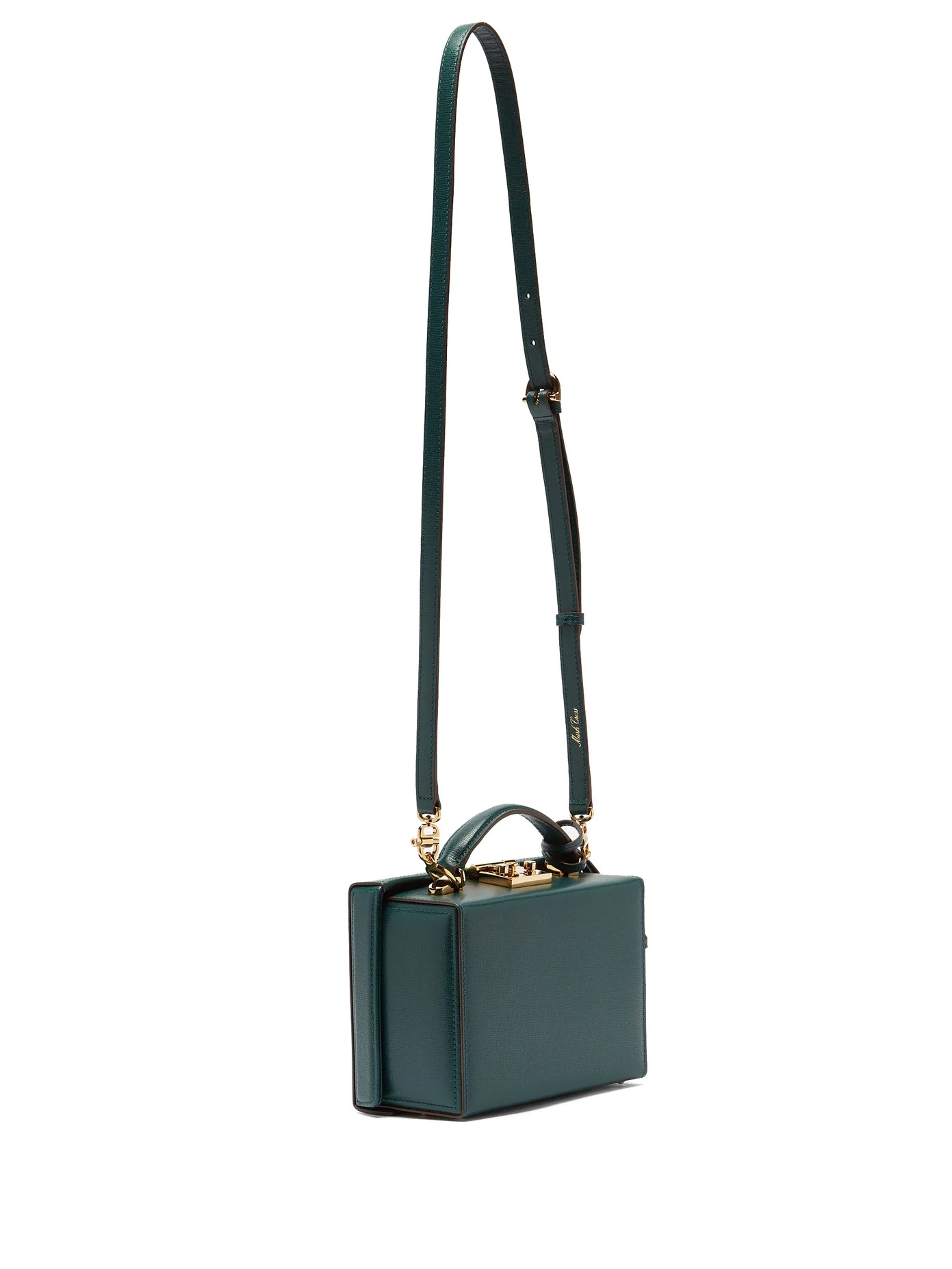 Grace small Saffiano-leather box bag - 4