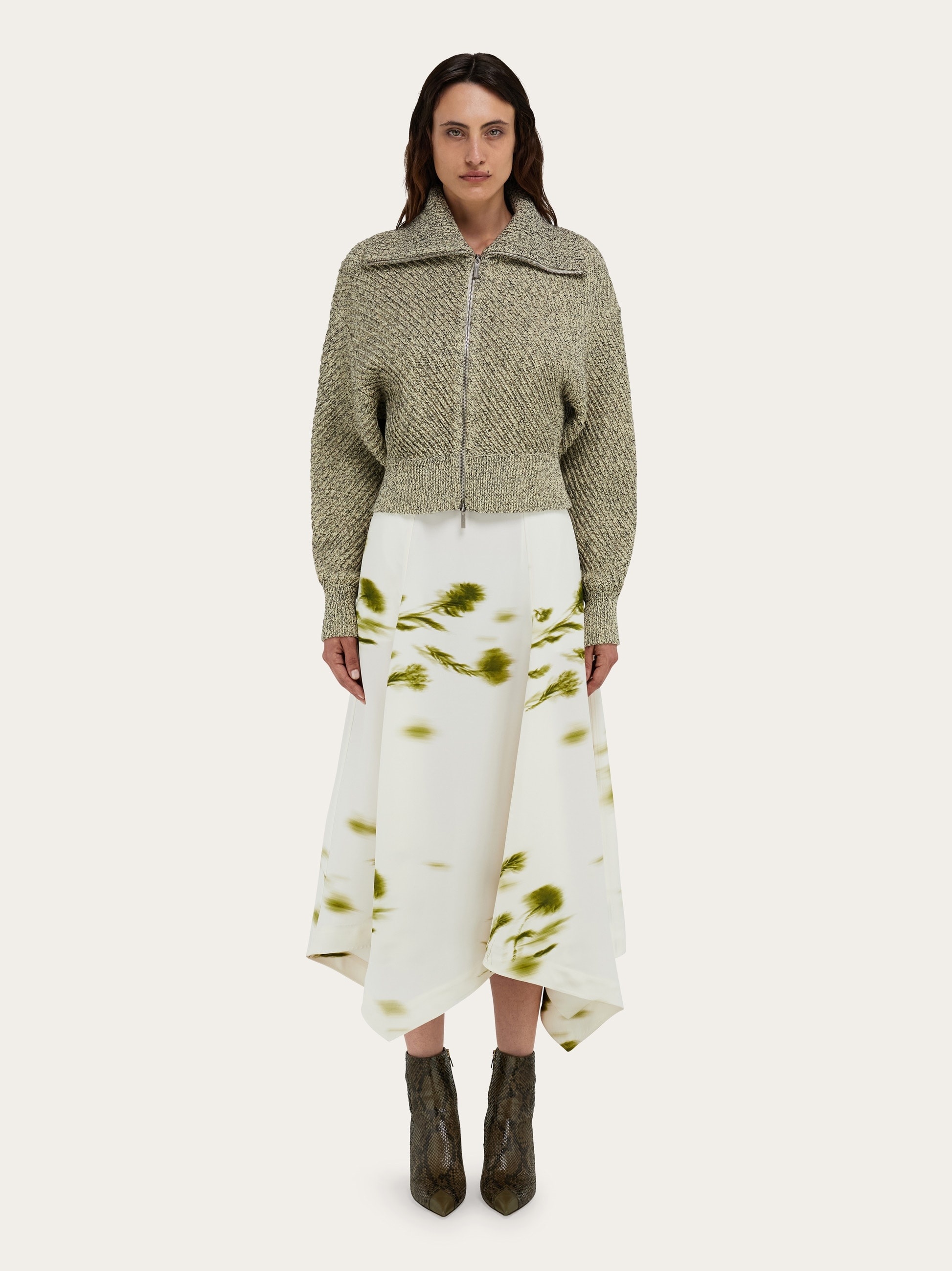 Knitted blouson - 7