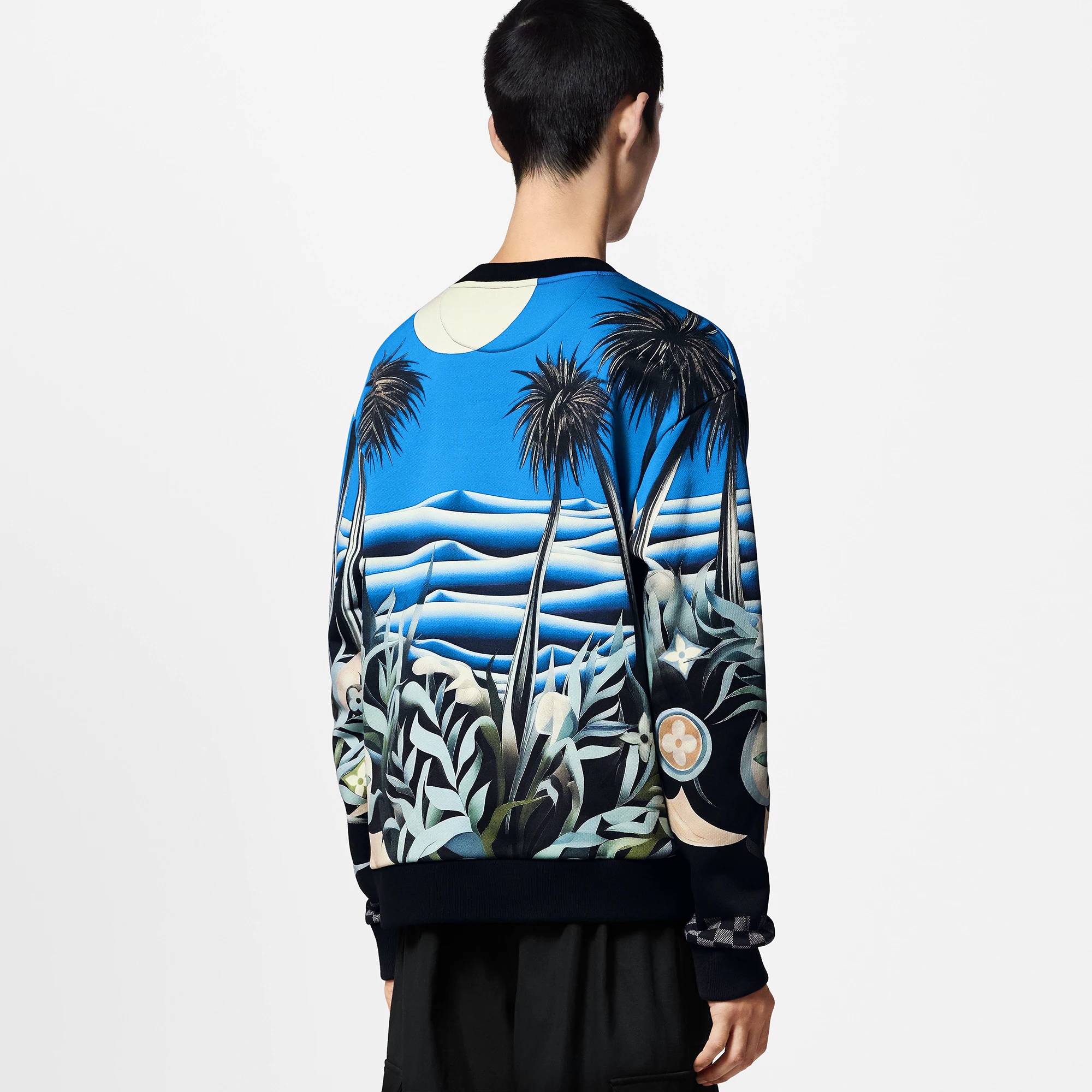 Printed Technical Cotton Sweatshirt - 5