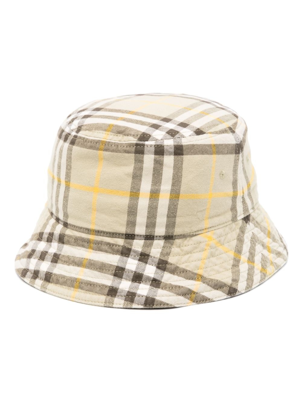 Hat with check motif - 1