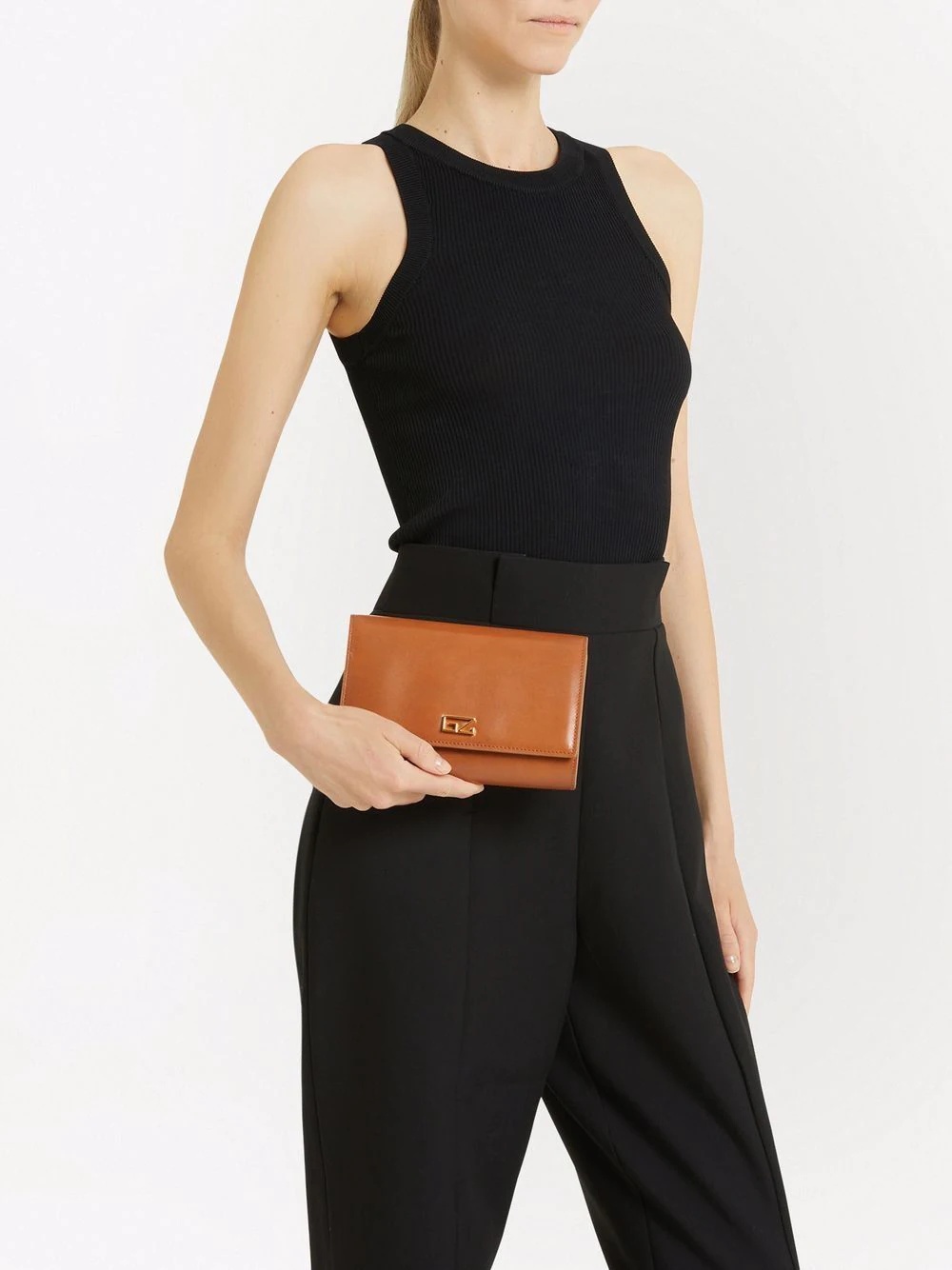 Sayla leather clutch bag - 2