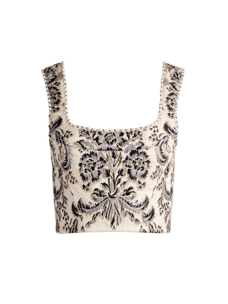 GUINEVERE EMBELLISHED BUSTIER 1