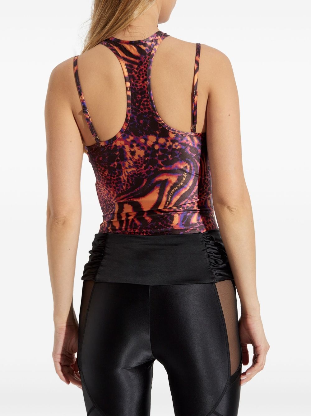 animal-print bodysuit - 4