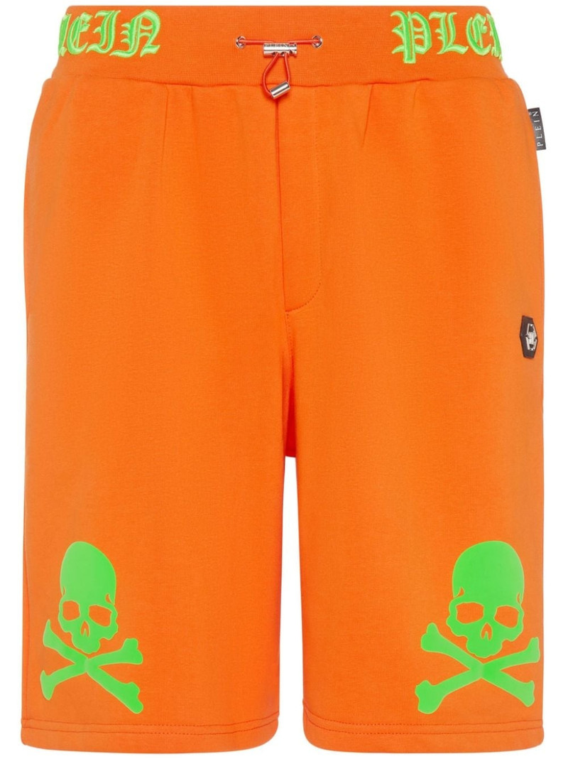 logo-print cotton-blend shorts 1