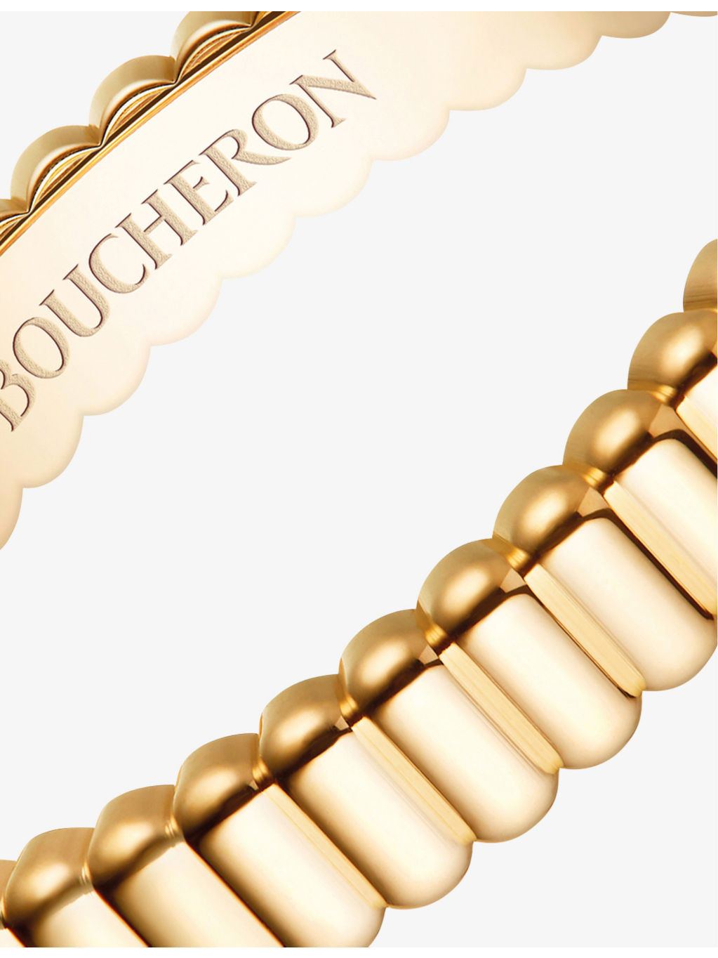 Quatre Grosgrain 18ct yellow gold wedding band - 2