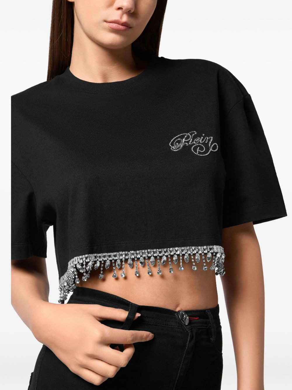 Signature cropped T-Shirt - 4