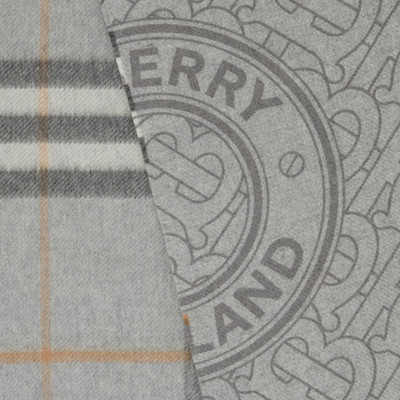 Burberry Reversible Check and Monogram Cashmere Scarf outlook