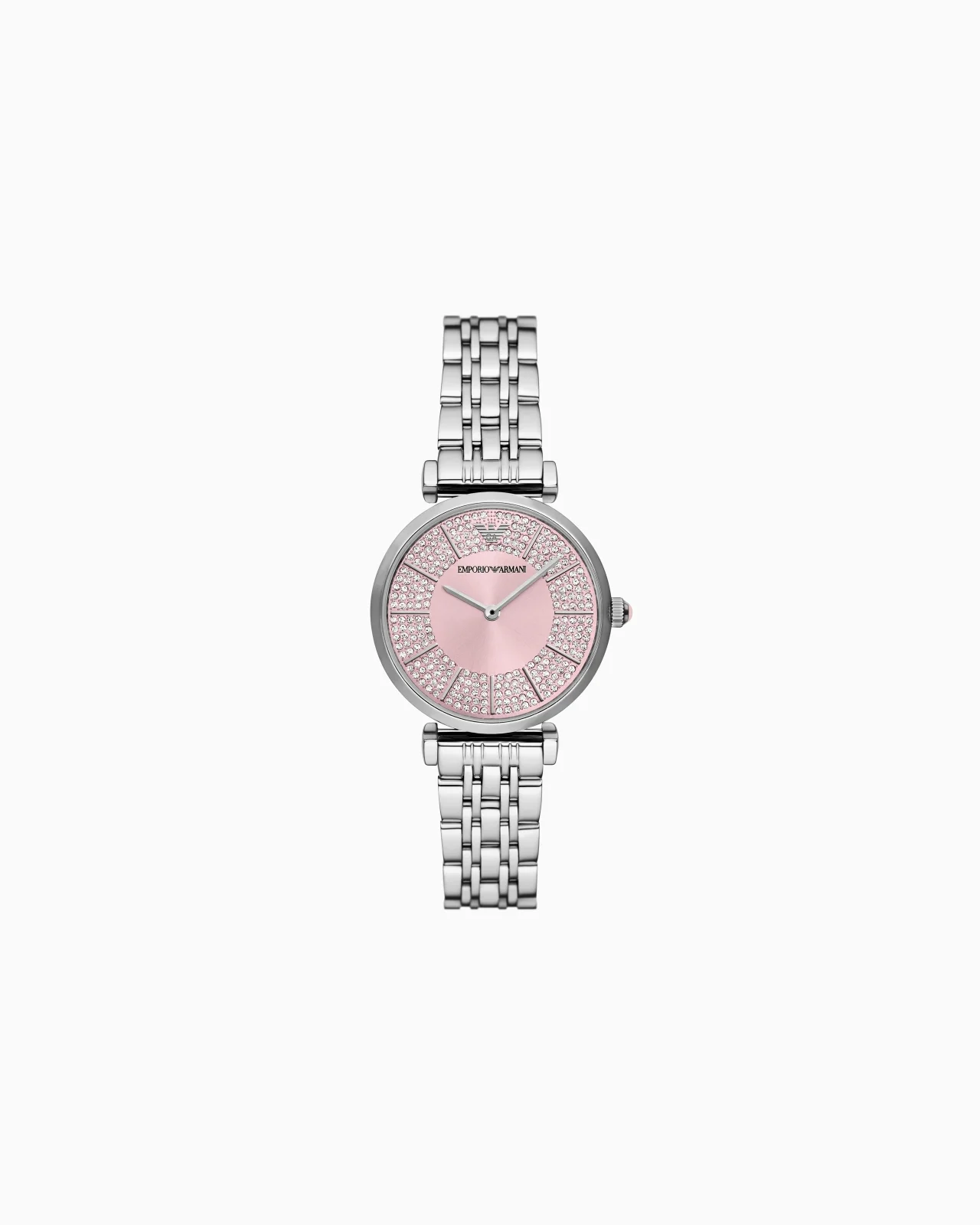 TWO-HAND STAINLESS STEEL WATCH - 1