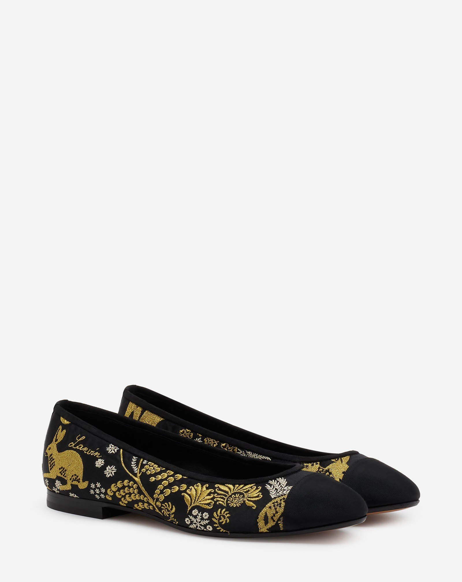 CLASSIC BALLET PUMPS WITH HERITAGE RATEAU EMBROIDERY - 2