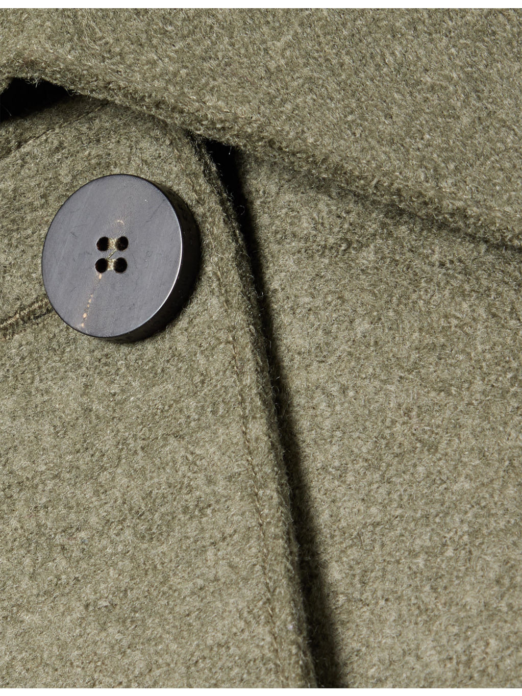Puff Sleeves Pressed Wool Jacket - 6